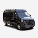 Mercedes-Benz Sprinter van from Queensland Chauffeurs’ fleet for luxury airport transfers and chauffeur services in Brisbane & Gold Coast — ideal for spacious group travel, corporate transport, and private charter experiences.